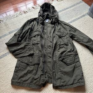 Gap Hidden Hood Military Jacket
